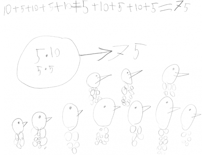 Løsningsforslag med addisjon og multiplikasjon.