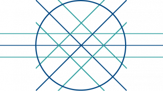 Sirkel og linjer med symmetri